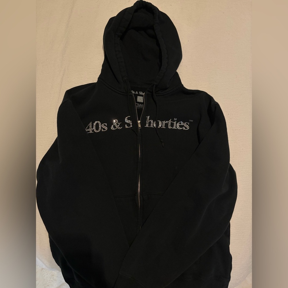 40s & shorties zip up hoodie